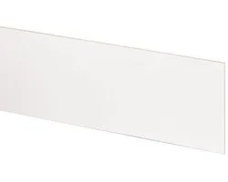 Contremarche Escalier - Nez de Marche Contremarche - Rénovation Escalier Finition - Acier Inoxydable Robuste - 130 x 20 cm - Blanc