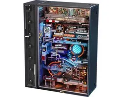 ROKR 3D Puzzles Building Toy Sets Marble Run Model Kits for Adults, DIY Hobbies for Men Women Parallel World MR01S Marble Run The Last City