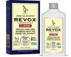 Revox Laboratories Classic Shampoo tegen haaruitval 400 ml - Met biotine en 12 plantenextracten (paardenstaart, brandnetel, rozemarijn) - Versterkt het haar en bevordert de haargroei