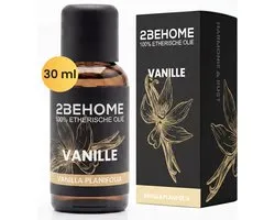 2BEHOME Etherische Olie Vanille - 30 ML - 1 Stuk - Essentiële olie voor Aromatherapie - Essential oil - Geurolie voor Aromadiffuser