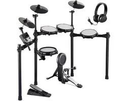 Novari - Drumstel elektronisch - Drumstel - Drumstel voor volwassenen - Drum set - Drum kit - 480 geluiden/32 drumkits - Meshpads