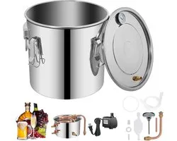 9,6 Gallon Moonshine Distilleerset, Whiskymaakset, Waterpomp