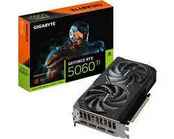 GIGABYTE GeForce RTX 5060 Ti WINDFORCE MAX OC 16G NVIDIA 16 GB GDDR7
