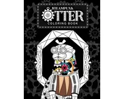 Steampunk Otter Coloring Book