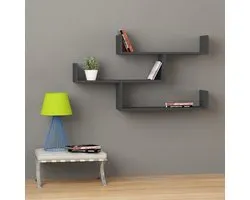 Étagère Murale Hocuspicus 3-Tier - polyvalente et élégante - 1 pièce - plusieurs couleurs