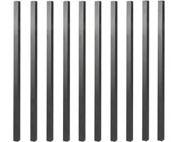 Nuvo Iron SQPS32 3/4" x 32" L. Gegalvaniseerde vierkante balusters-10 Pack Baluster, Zwart, 10 Count