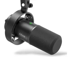 Fifine - K688 - USB/XLR - Microphone Dynamique - Streaming - Podcasting - Gaming - Convient pour PS4 / PS5 / PC - Zwart