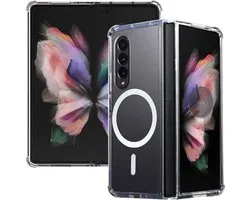Coque Samsung Z Fold 3 avec fonction de charge - Coque transparente Samsung Z Fold 3 avec fonction de charge - Coque magnétique Galaxy Z Fold 3