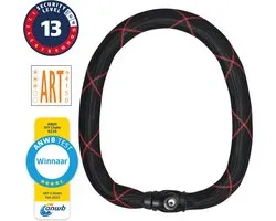 Fietsslot - Scooterslot ABUS Kettingslot - IVY Chain 9210 - Security level 13 - ART-3 - winnaar ANWB slotentest 2022 - 140 cm - Geschikt voor bakfietsen - elektrische fietsen - scooters