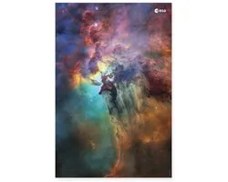 Europees Ruimteagentschap ESA Hubble Lagoon Nebula Beeld Poster 60x90 cm