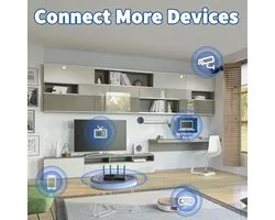 Bingfu M.2 WLAN-antenne 2,4 GHz 5 GHz 5,8 GHz 3 dBi MIMO RP-SMA stekker (verpakking van 2) + 2 x 30 cm NGFF IPEX4 naar RP-SMA kabel voor M.2 NGFF Intel Wireless Network Card WLAN-adapter laptop