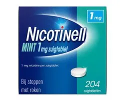 Nicotinell Mint Zuigtabletten 1mg - 3 x 204 tabletten