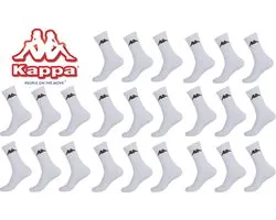 Kappa witte sportsokken mega multipack 12 paar maat 35/38