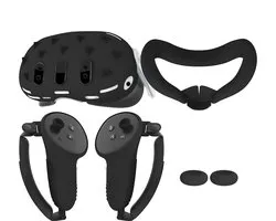 Meta Quest 3-accessoires, controllergreepafdekking, gezichtsafdekking