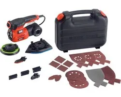BLACK + DECKER BLACK+DECKER Autoselect 4 in 1 multischuurmachine + 19 accessoires - KA280K-QS