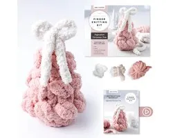 Super Simple Finger Knitting Kits2- Super Simple Finger Knitting Kit Sugarplum Christmas Tree