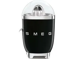 SMEG CJF11BLEU Citruspers - Elektrische Citruspers - 70W - RVS Filter - Antidruppelsysteem - Automatische Start/Stop - '50s Style - Zwart
