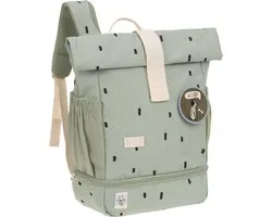 Lässig rugzak voor kinderen Mini Rolltop Backpack - Happy Prints light olive