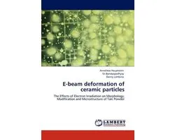 E-beam deformation of ceramic particles