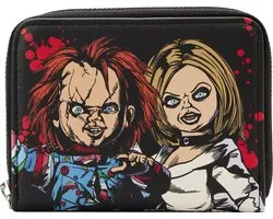 Loungefly : Universal Bride of Chucky Happy Couple Portefeuille à fermeture éclair