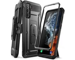 SUPCASE Unicorn Beetle Pro Hoesje Geschikt voor de Samsung Galaxy S22 - Case Volledig Schokbestendig - met Holster en Kickstand Zwart