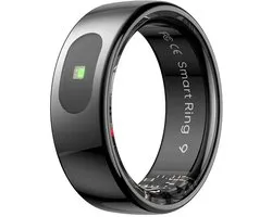 WizBay Premium Select® Smart Ring Dark Grey - Maat 11 - Smart Ring met Hartslag, Slaap, Zuurstof - Multi Sport Modi