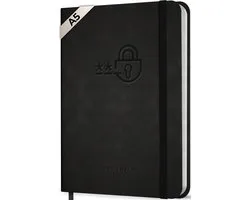 Systemyze Wachtwoordenboekje met Alfabet – Password Organizer – A5 – Zwart