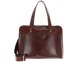 LEONHARD HEYDEN Cuir serviette sac d'ordinateur portable pour ordinateur portable Cambridge Damen Businesstasche 1 Fach 5257 Rotbraun marron foncé