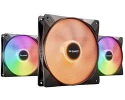 Be Quiet! – Light Wings LX PWM Triple Pack – Behuizingsventilatoren – 140mm – ARGB – Zwart