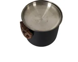 Bo-Camp - Industrial - Batterie de cuisine - Hading - Compact 2 - Acier inoxydable