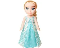 Disney pop Elsa Frozen 38 cm met jurk en accessoires.