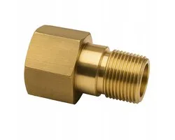 Rosfix Adapter Vervanging - Messing Koppeling EasyLock - M18 Buiten X TR22 Binnen - Geschikt voor Kärcher