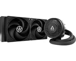 Arctic Liquid Freezer III 240 Black - Vloeistofkoelsysteem processor - afmeting radiator: 240 mm - Intel LGA: 1851, 1700 - AMD AM5, AM4 - 2x 120mm PWM - zwart