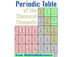 Periodic Table Of The Chemical Elements (Mendeleev's Table): Including Tables Of Melting & Boiling Points, Density, Electronegativity, Electron Affinity, And Much More (Mobi Study Guides)