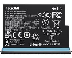 Insta360 - X4 Air Battery - Accu voor Actioncam - Accessoire