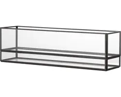 Bloomingville Filula windlicht zwart 35cm