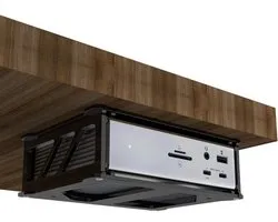Support en acrylique pour CalDigit TS4 Thunderbolt 4 Dock - Montage sur bureau, mur et sous la table