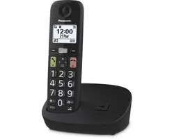 Panasonic KX-TGU110EXB, DECT-telefoon, Draadloze handset, 100 entries, Nummerherkenning, Zwart