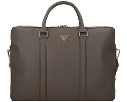 Guess Milano Koffer 41.5 cm Laptop compartiment - 42cm (17 duim) - brown shitake