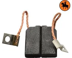 Jeu de balais de charbon pour DeWalt Sander P1724 - 6.5x12x24mm - Remplace 932497-00
