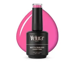 Velura® Bottle Builder (BIAB) - Builder in a Bottle - 15ml Candy Pink - Liquid Builder Gel - BIAB Gel Nagels - Flexibel & Dimethicone Hechting - HEMA- & TPO-vrij