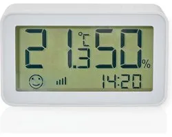 Nedis SmartLife Klimaatsensor - Zigbee 3.0 - Batterij Gevoed - Android / IOS - Wit