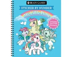 Brain Games - Sticker by Number- Brain Games - Sticker by Number: My Little Pony