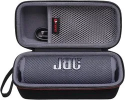 Duurzame Beschermcase voor JBL Flip 7/6, Grip, Tuner 2/3 en Essential 2/3 SE Draagbare Bluetooth Speaker - Grijs, Schokbestendig en Waterdicht