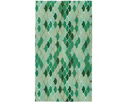 Fansu Microvezel strand badhanddoek rechthoek grote, 3D weegschalen afdrukken Gemakkelijk te onderhouden Lichtgewicht sport reizen gym zomer zwemmen ultra zachte super absorberende compacte handdoeken (donkergroen, 80 * 160cm)