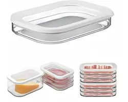 Food container - meal prep bakjes - vershouddoos - foodcontainer - 1 stuk - Voedselbewaarcontainer - voedselbewaarbakjes - voedsel bewaardoos - food box - food storage - food storage containers - vershouddoos met deksel - Transparant