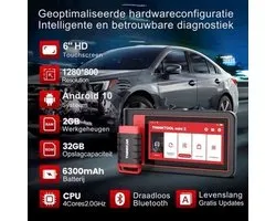 Thinkcar - Thinktool Mini - OBD2 Scanner - Diagnosecomputer - Uitleesapparatuur Auto - Storing Verwijderen - Volledige systeemdiagnose - Diagnose Auto - Autodiagnosetool - ECU-codering/actieve test CANFD