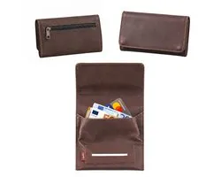 Champ Shag Etui - Tabak Etui - Shag Mapje - Hoesje - Echt Leer - Bruin