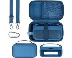 Combo étui rigide et housse en silicone pour enceinte Bluetooth Bose SoundLink Flex - Protection, Durabilité et Style (Bleu Dusk)
