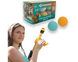 Schildkröt Fire Blaster foam ballen - 12 stuks (exclusief pistool).